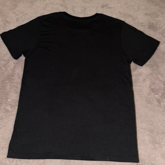 Disney Mickey Mouse black shortsleeve T-shirt mens neon DisneyLand DisneyWorld L - Picture 6 of 6